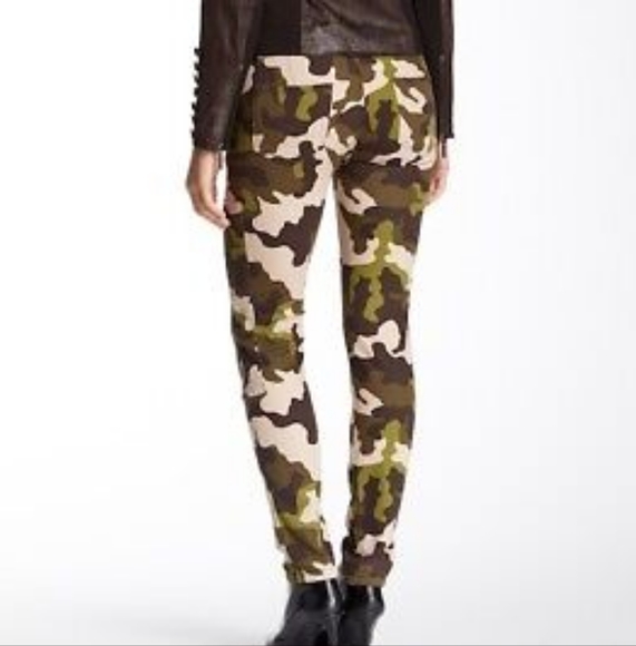 NWT Catherine Malandrino Camouflage Skinny Pants - Picture 2 of 11